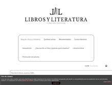 Tablet Screenshot of librosyliteratura.es